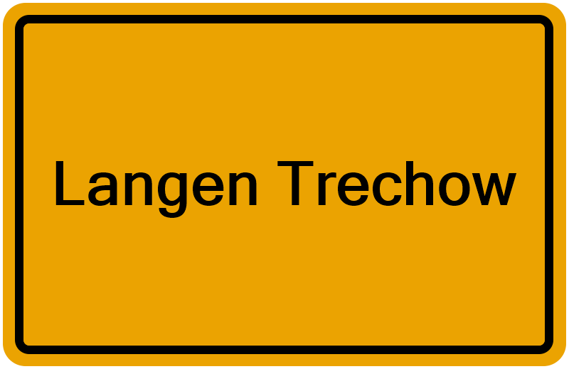 Handelsregisterauszug Langen Trechow